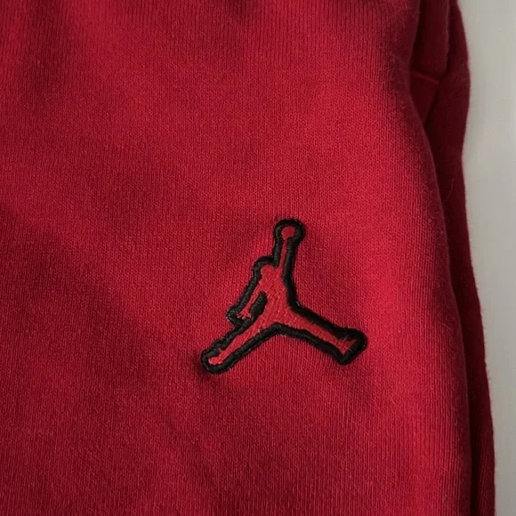 Jordan Men’s Red Joggers Deep Side Pockets Athletic - L - Picture 8 of 9